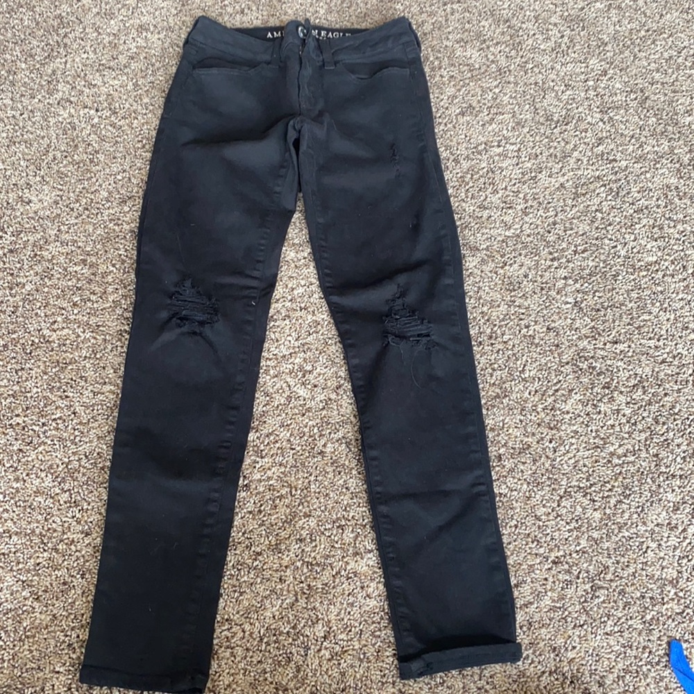 Black skinny jeans